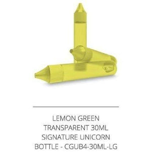 Chubby Gorilla Signature LDPE Unicorn Bottles 5-Pack 30ml - Lemon Green by Chubby Gorilla at MaxVaping