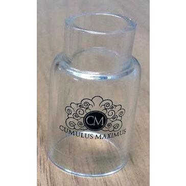 Cumulus Maximus RDA Cap Glass - Clear by Cloudjoy at MaxVaping
