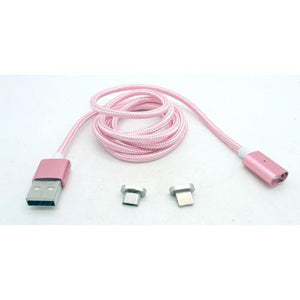 Magnetic Micro USB Charging Cable Rose Braided Nylon by Various at MaxVaping
