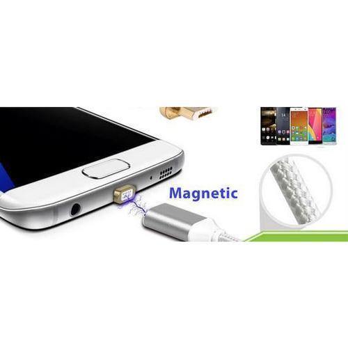 Magnetic Micro USB Charging Cable Silver End, Silver Cable by Various at MaxVaping