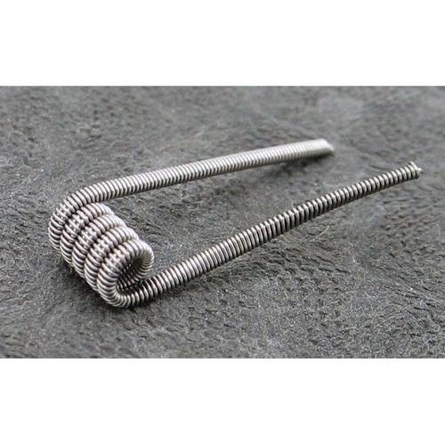 MaxVaping Pre-Built Atomizer Coils (10-Pack, Cotton) SS316 Fused Clapton by Lofty Tech at MaxVaping