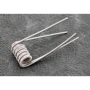 MaxVaping Pre-Built Atomizer Coils (10-Pack, Cotton) SS316 Parallel Clapton by Lofty Tech at MaxVaping