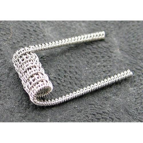 MaxVaping Pre-Built Atomizer Coils (10-Pack, Cotton) SS316 Staggered Fused Clapton by Lofty Tech at MaxVaping