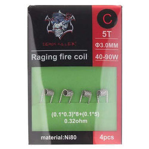 Ni80 Raging Fire Coils A by Demon Killer at MaxVaping