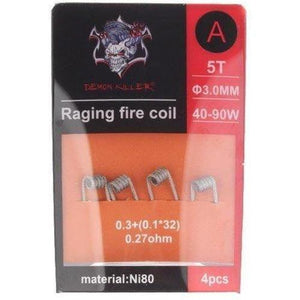 Ni80 Raging Fire Coils A by Demon Killer at MaxVaping