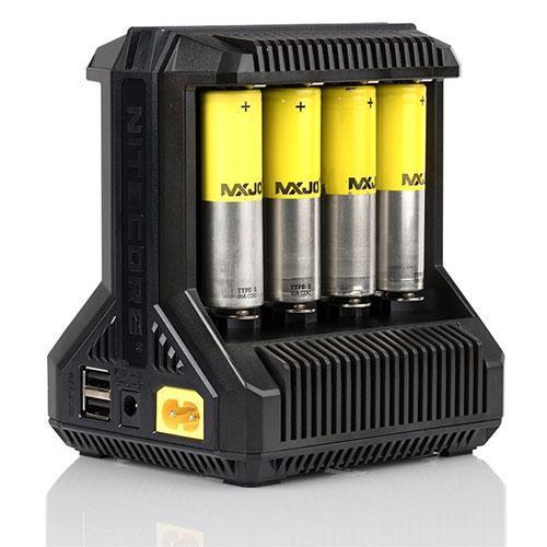 Nitecore i8 Intellicharger - 8 Battery Slot Intelligent Charger Black by Nitecore at MaxVaping