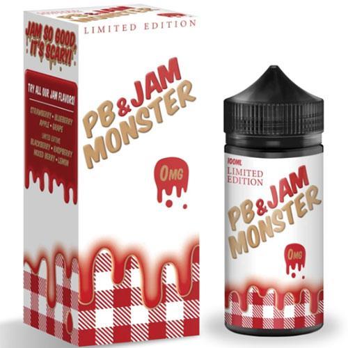 PB & Jam Monster 0mg - 100ml Strawberry by Monster Vape Labs at MaxVaping