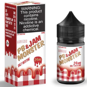 PB & Jam Monster 24mg - 30ml Strawberry by Monster Vape Labs at MaxVaping