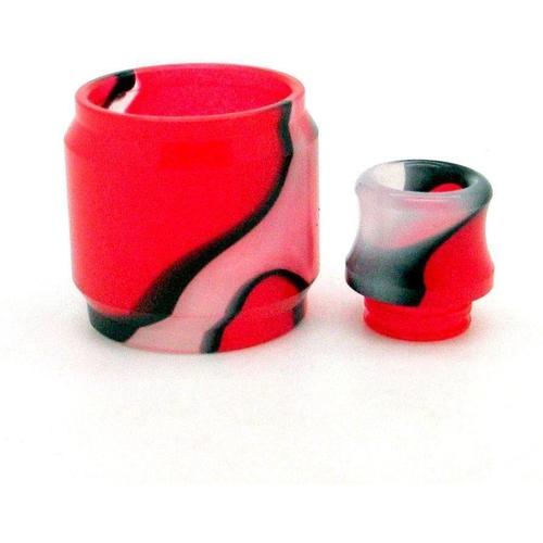 SMOK TFV12 Blitz Resin Replacement Tank and Tip Red and White by Blitz Enterprises at MaxVaping