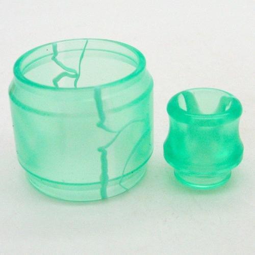 SMOK TFV8 X-Baby Blitz Resin Replacement Tank and Tip Green by Blitz Enterprises at MaxVaping