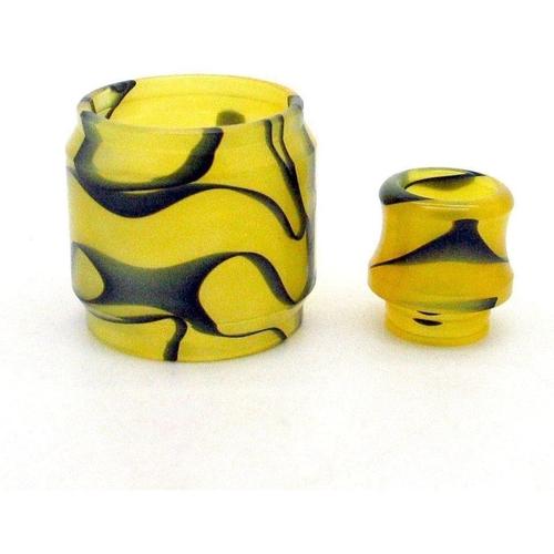 SMOK TFV8 X-Baby Blitz Resin Replacement Tank and Tip Yellow by Blitz Enterprises at MaxVaping