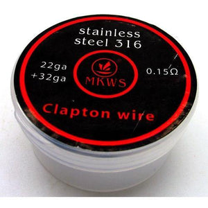 Stainless Steel Coils 24/32 gauge Clapton by MKWS at MaxVaping