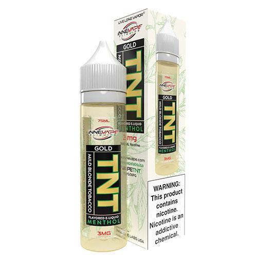 TNT Menthol 0mg - 75ml Gold by Innevape at MaxVaping