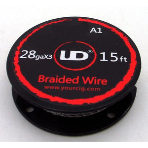 Twisted Coiling Wire Spools 28g Triple Braided Coil 5m Spool by Youde at MaxVaping